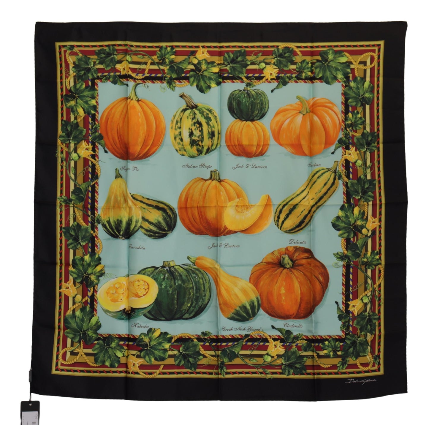 Dolce & Gabbana Exquisite Silk Foulard with Vibrant Print