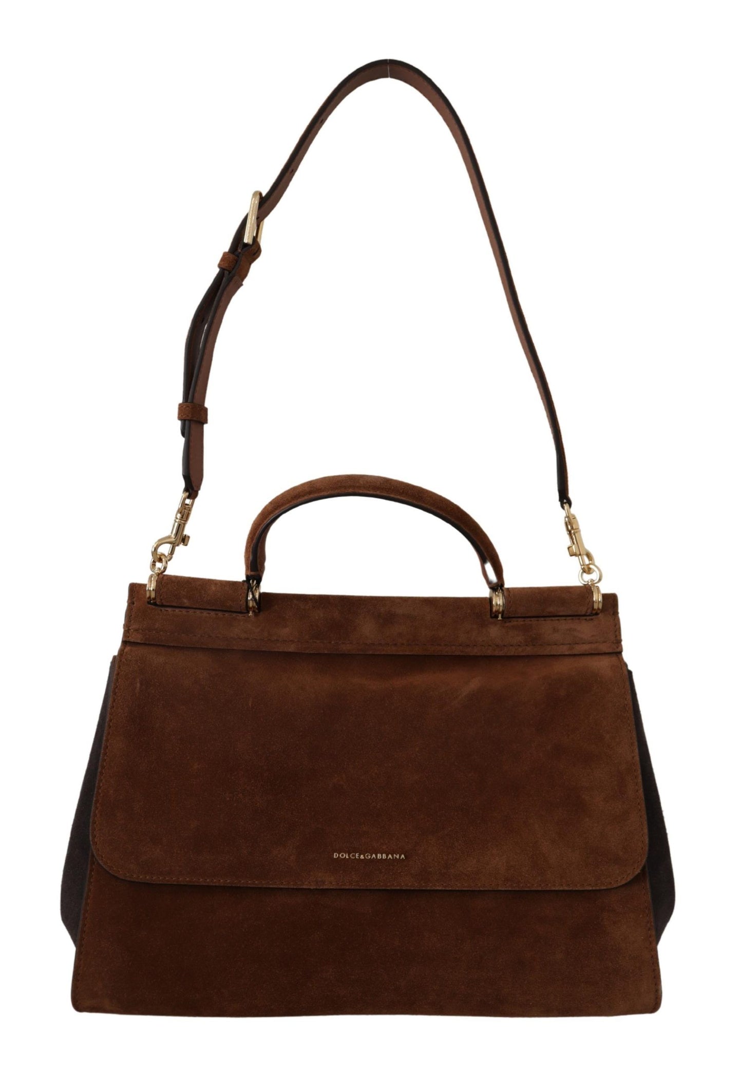 Dolce & Gabbana Elegant Sicily Leather Shoulder Bag