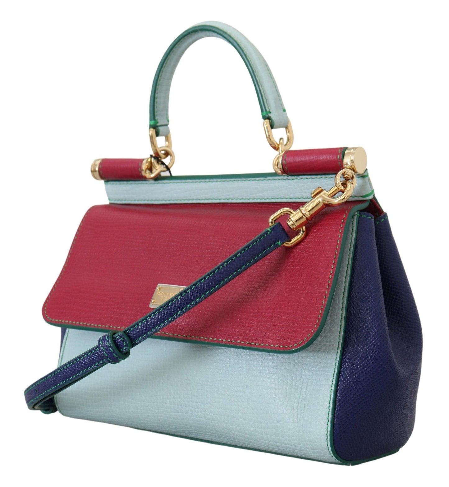 Dolce & Gabbana Elegant Multicolor Leather Shoulder Bag