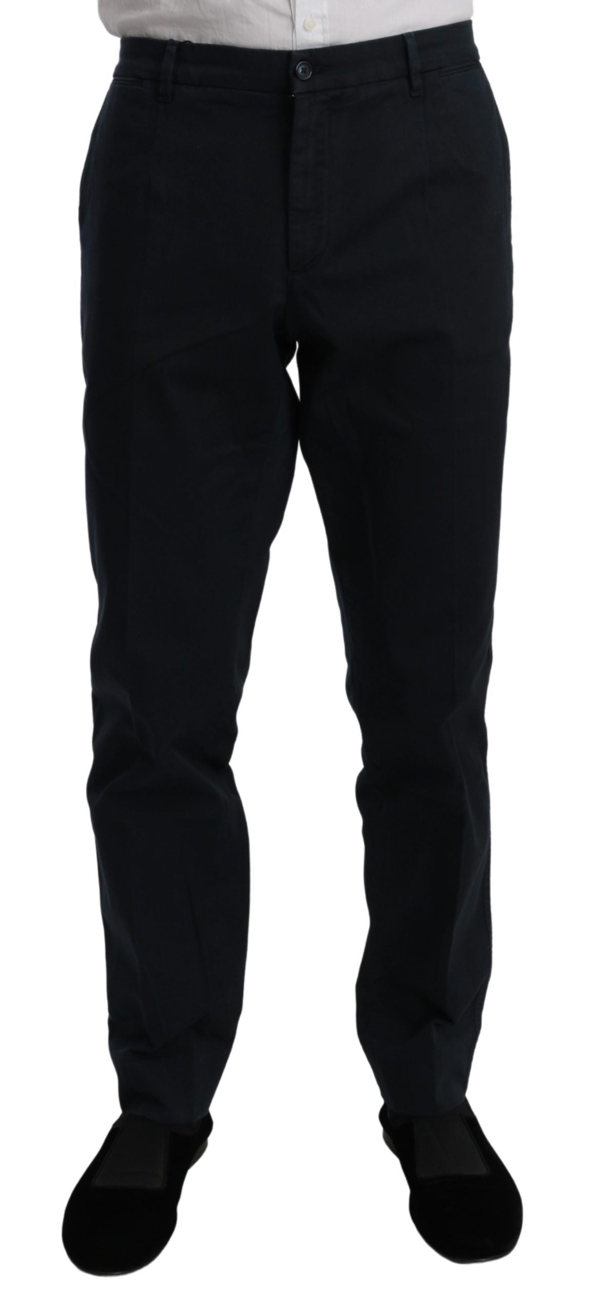 Dolce & Gabbana Sleek Italian Denim Chinos for the Modern Man