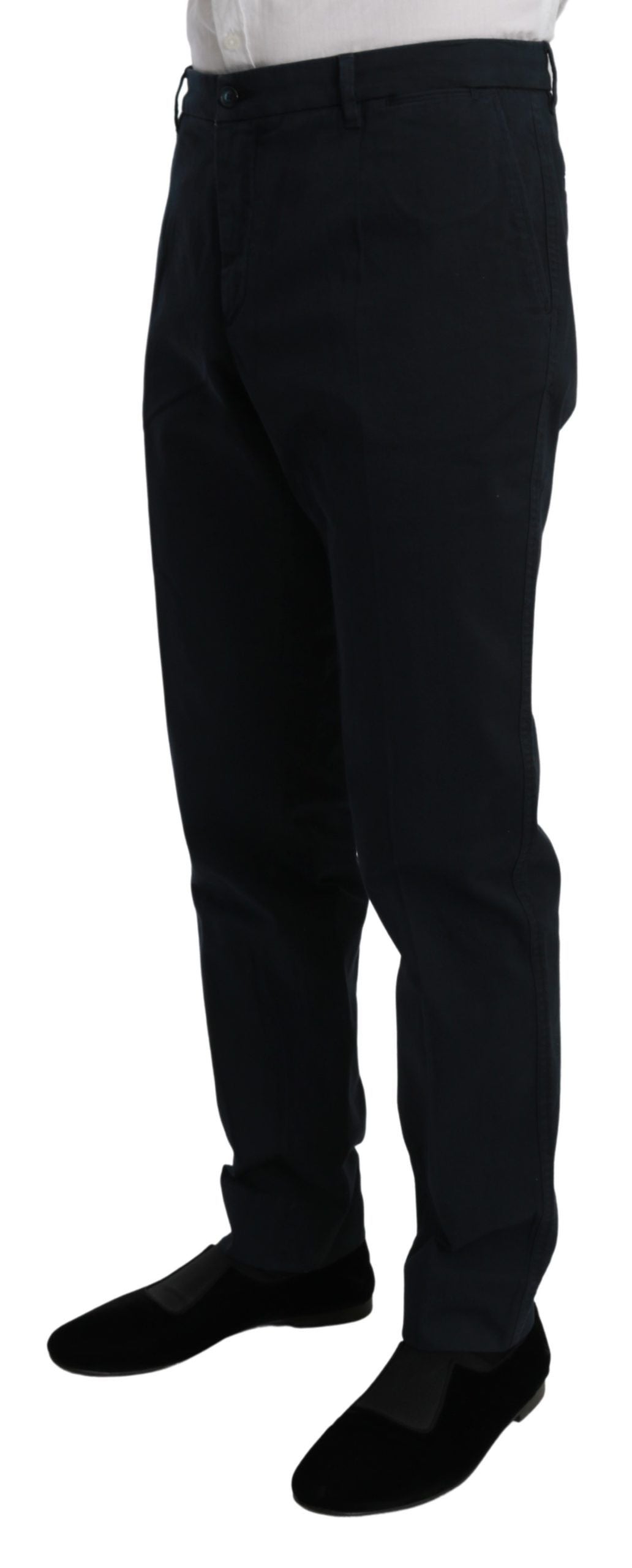 Dolce & Gabbana Sleek Italian Denim Chinos for the Modern Man