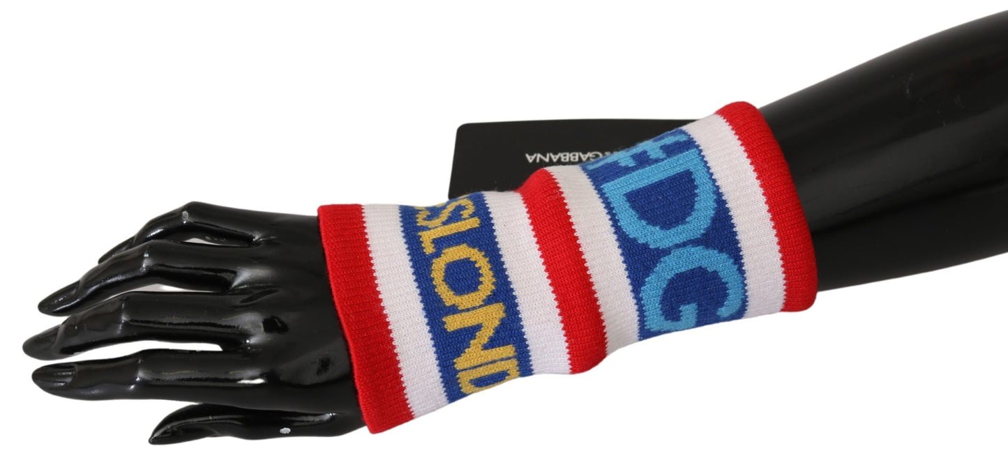 Dolce & Gabbana Elegant Italian Wool Blend Arm Warmers