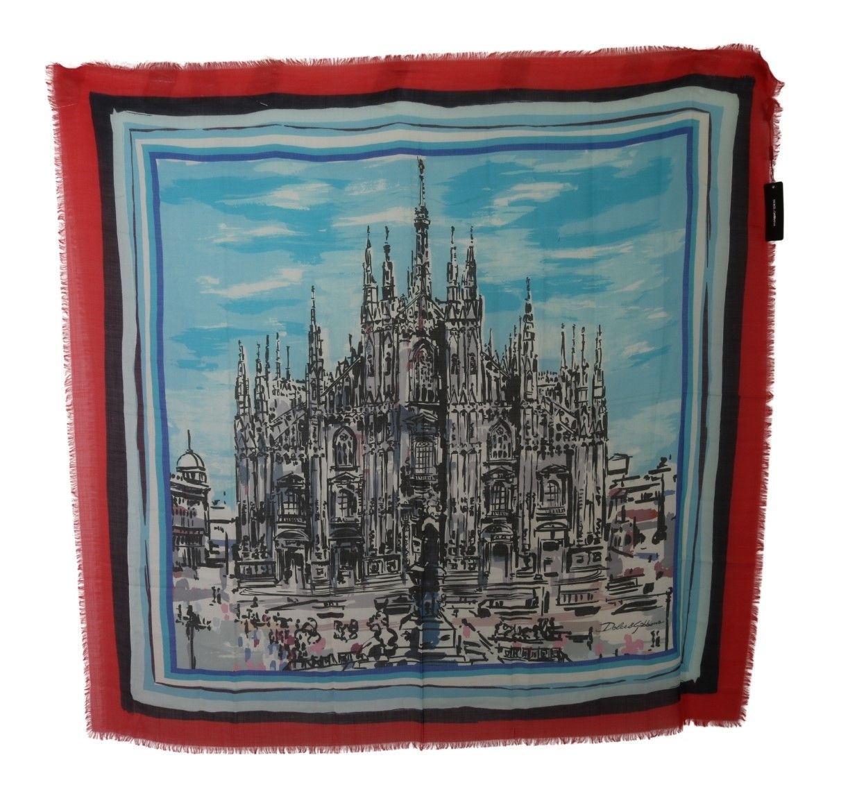 Dolce & Gabbana Elegant Cashmere-Silk Blend Men's Scarf