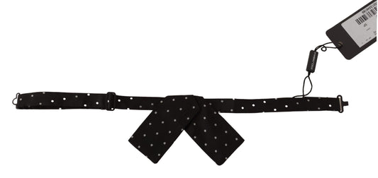 Dolce & Gabbana Elegant Polka Dot Silk Bow Tie