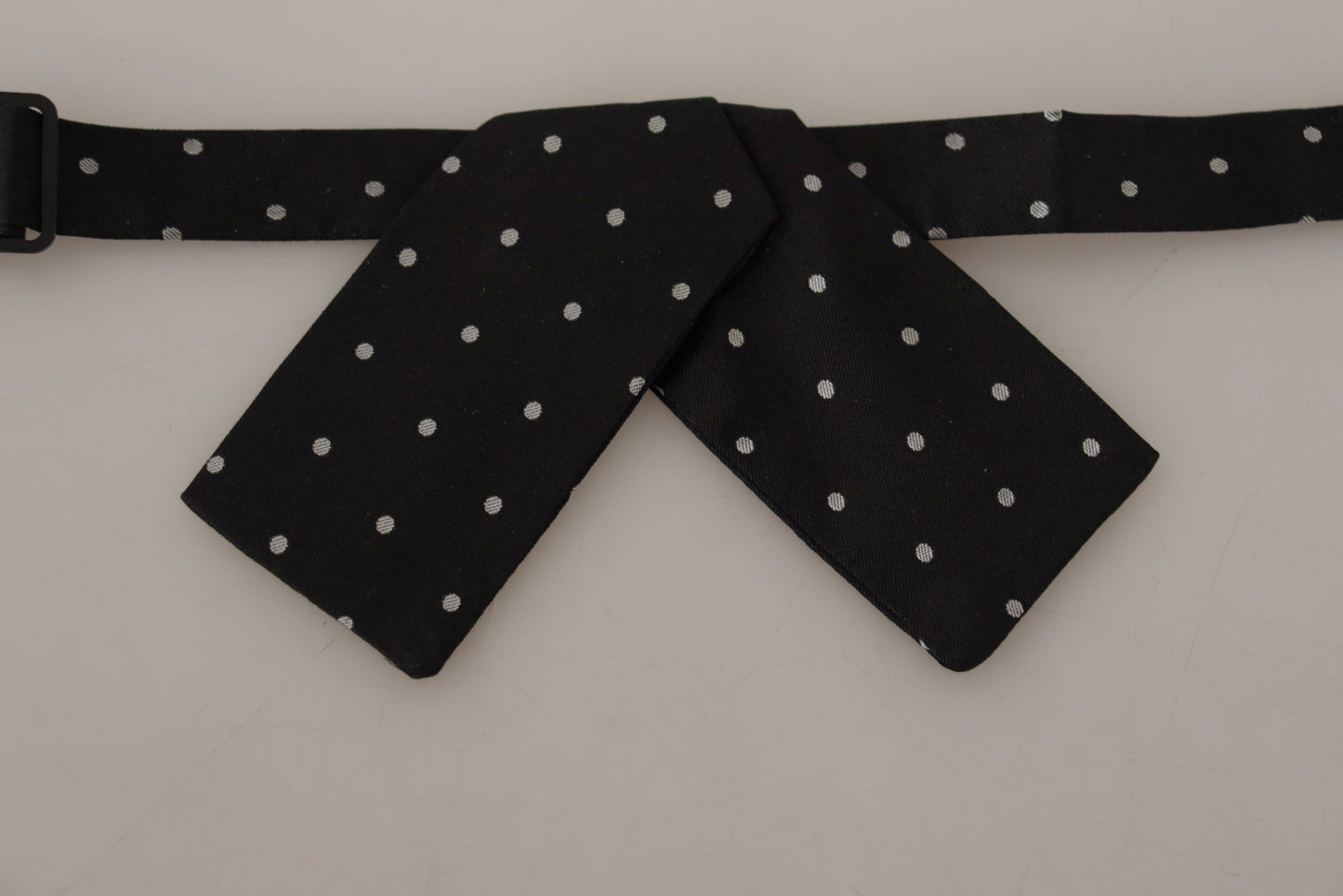 Dolce & Gabbana Elegant Polka Dot Silk Bow Tie