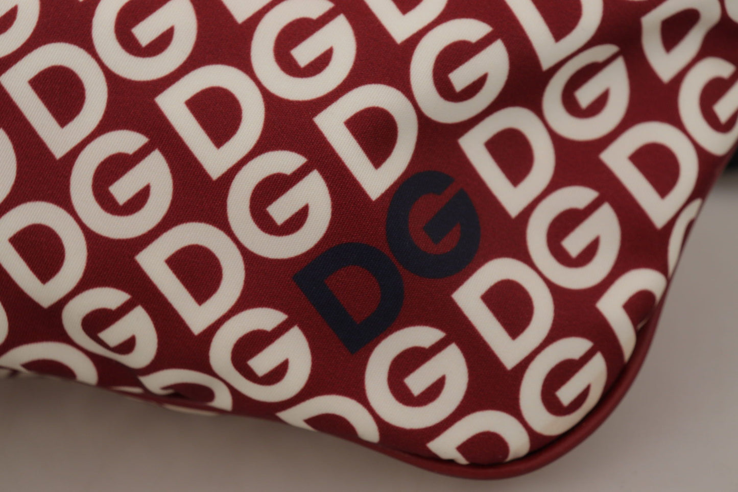 Dolce & Gabbana Glamorous Red Logo Waist Bag Fanny Pack