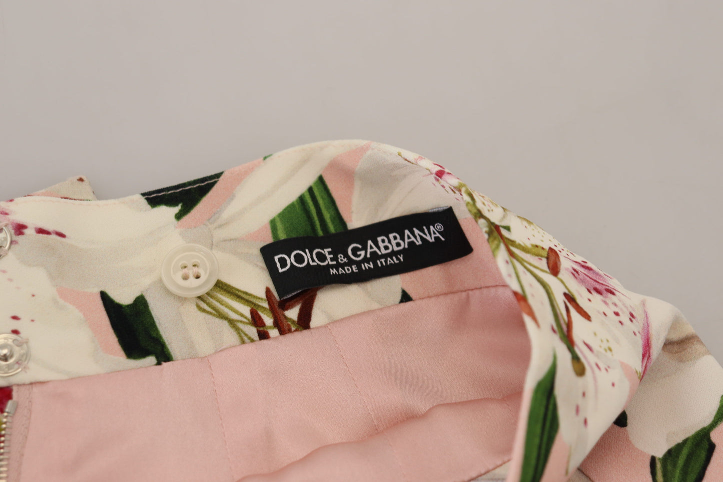 Dolce & Gabbana Elegant Floral Print Pencil Skirt