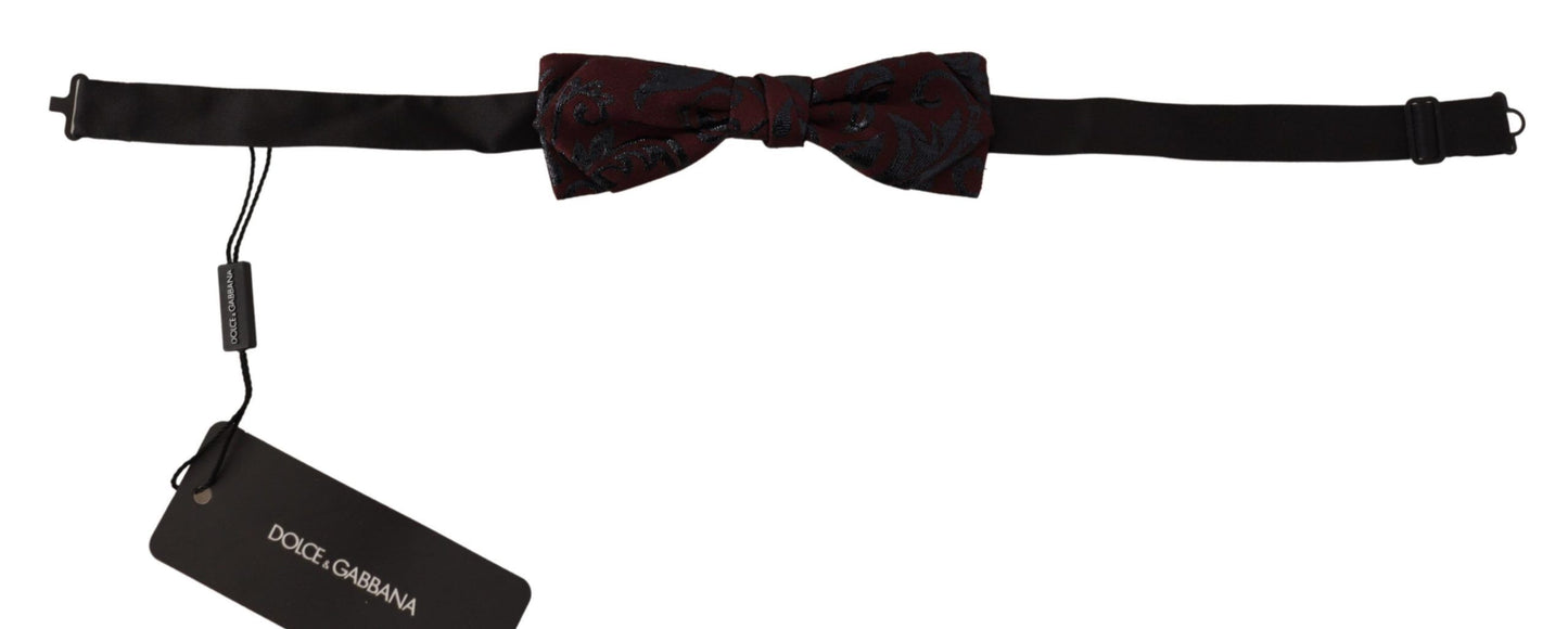 Dolce & Gabbana Elegant Bordeaux Bow Tie