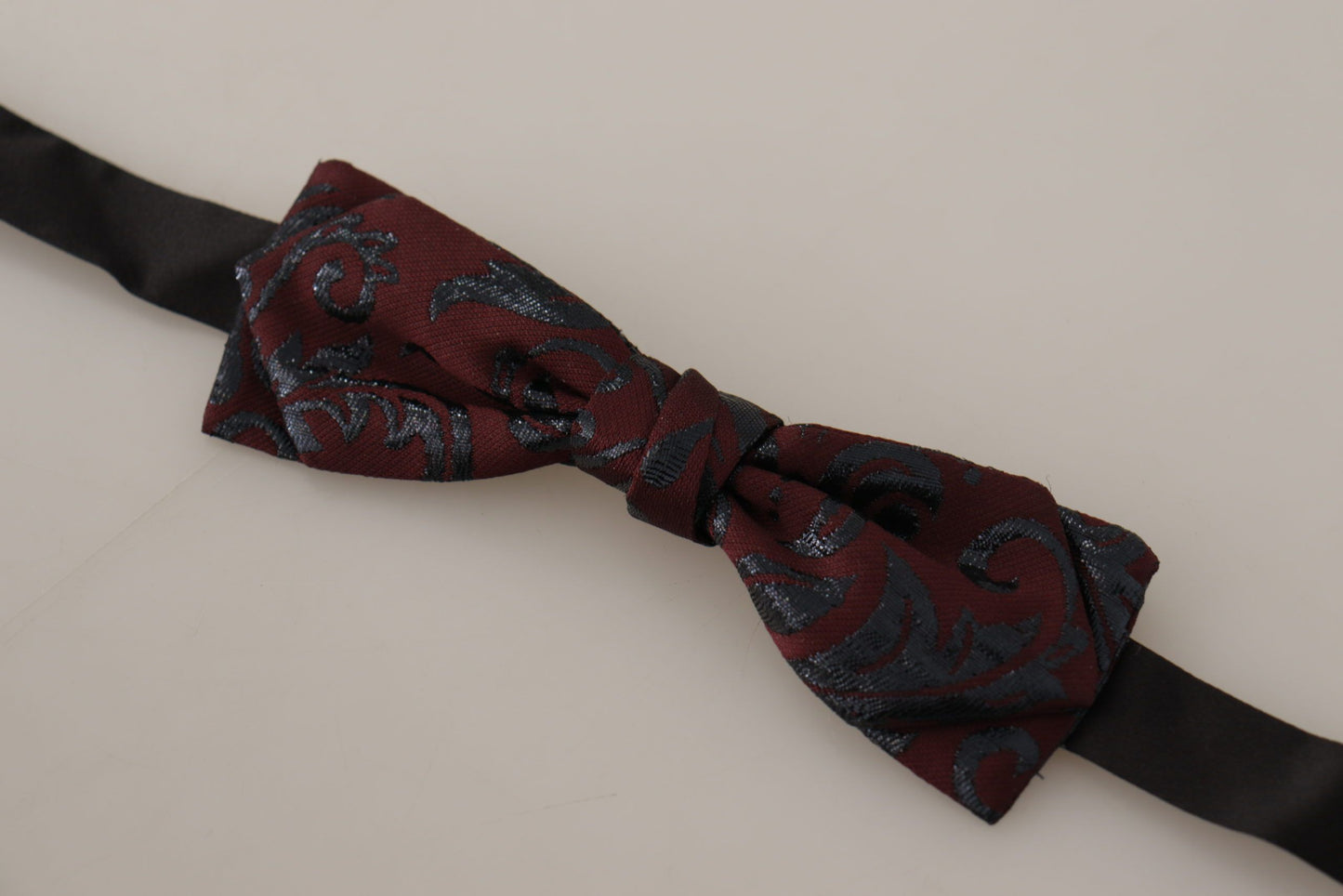 Dolce & Gabbana Elegant Bordeaux Bow Tie