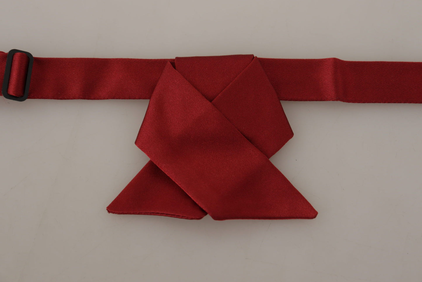 Dolce & Gabbana Elegant Red Silk Bow Tie