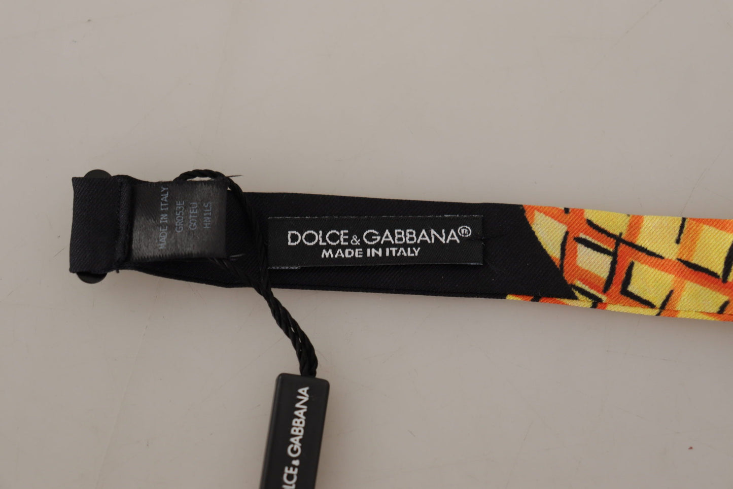 Dolce & Gabbana Elegant Black Silk Bow Tie