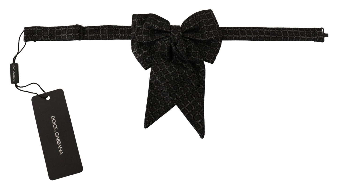 Dolce & Gabbana Exclusive Black Silk Bow Tie