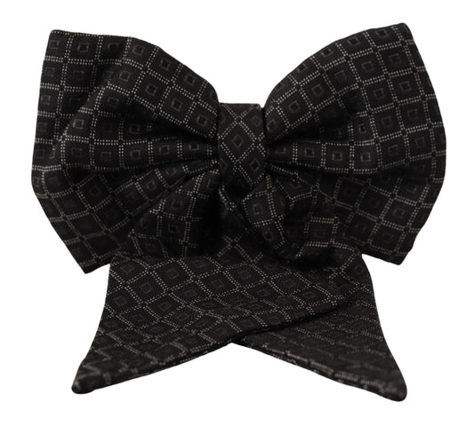 Dolce & Gabbana Exclusive Black Silk Bow Tie