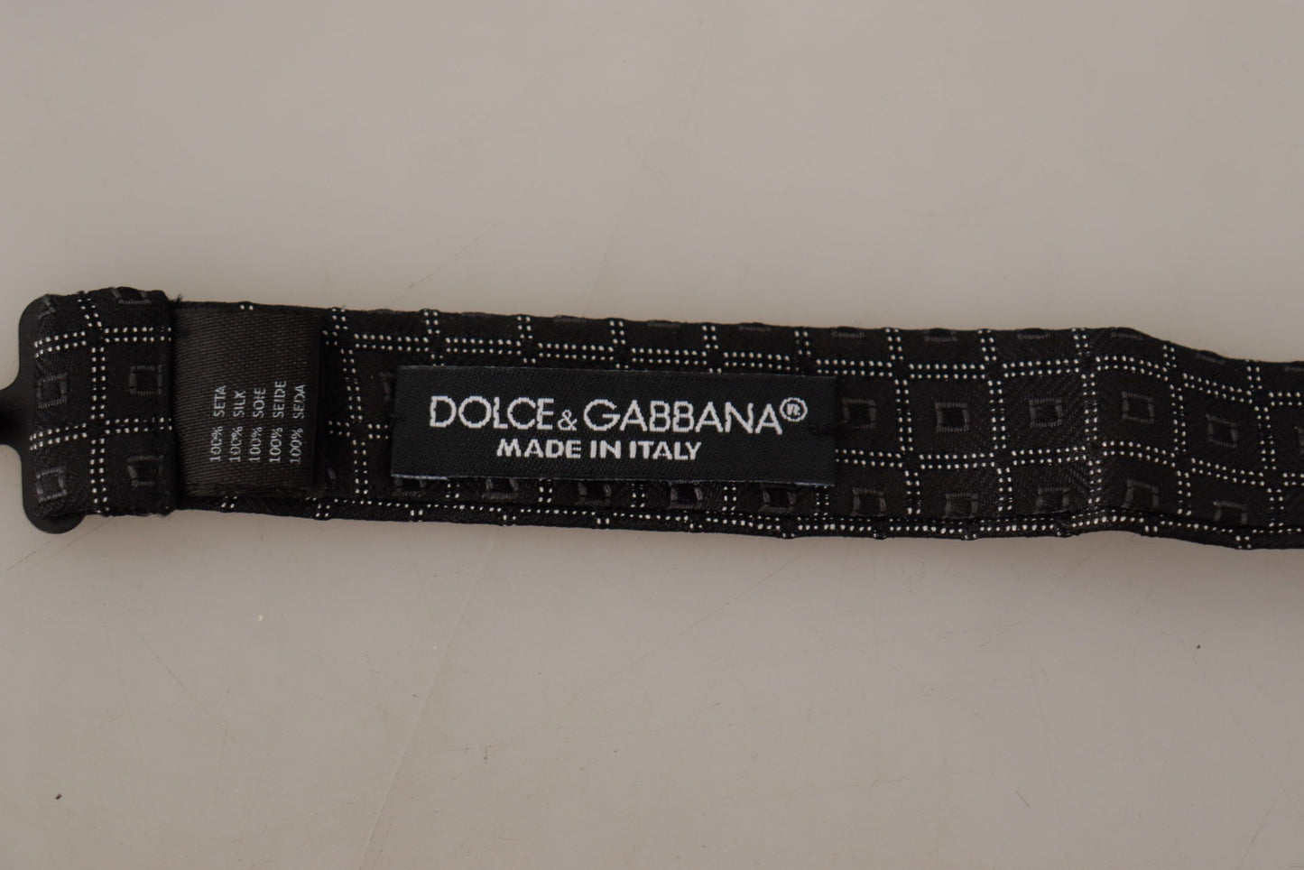 Dolce & Gabbana Exclusive Black Silk Bow Tie