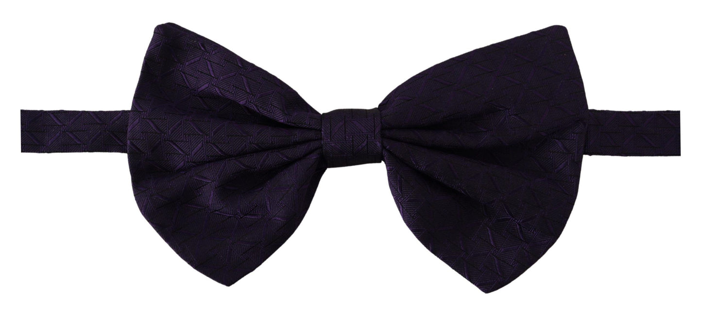 Dolce & Gabbana Elegant Blue Silk Bow Tie