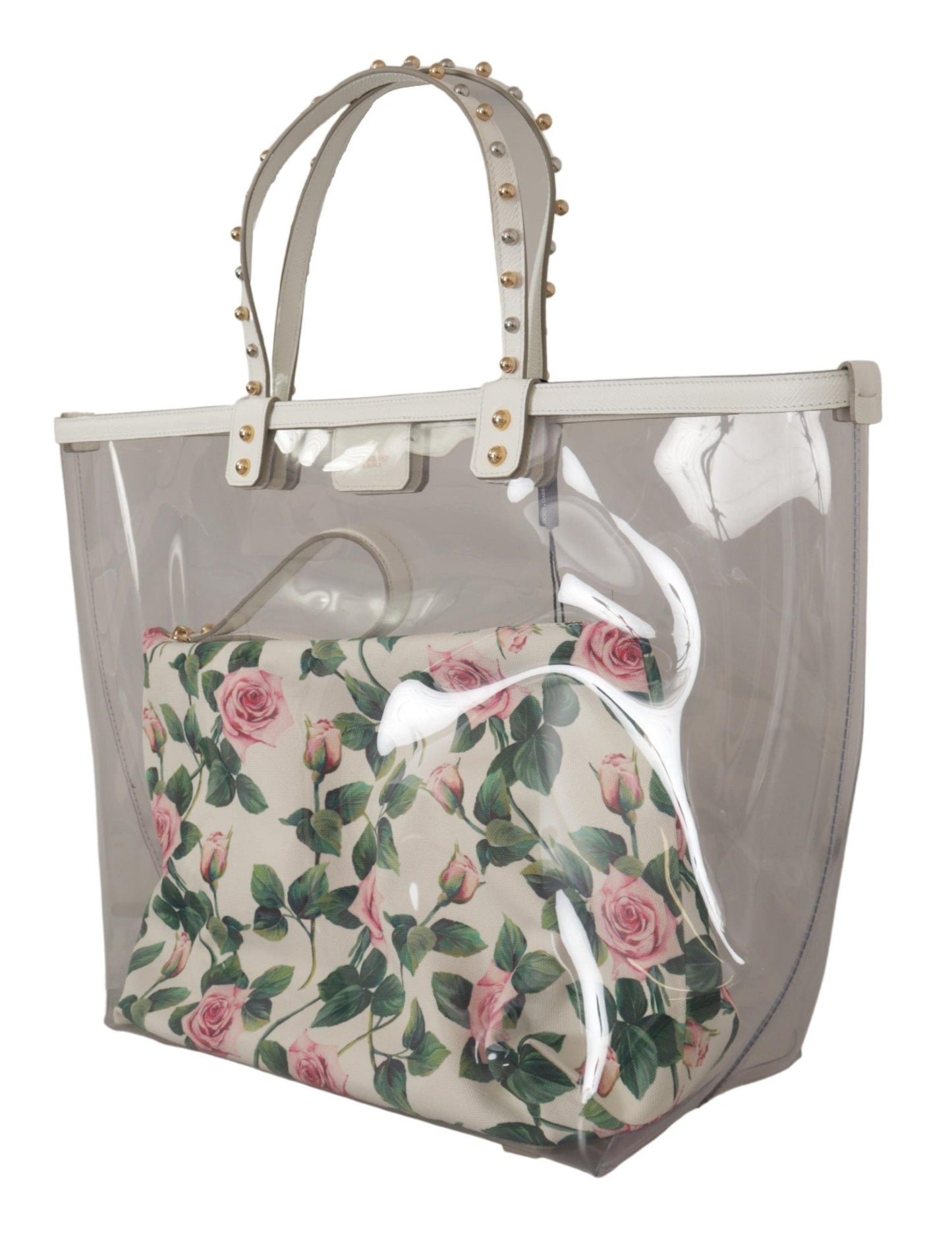 Dolce & Gabbana Chic Floral Clutch-Infused Tote for Sophisticated Style