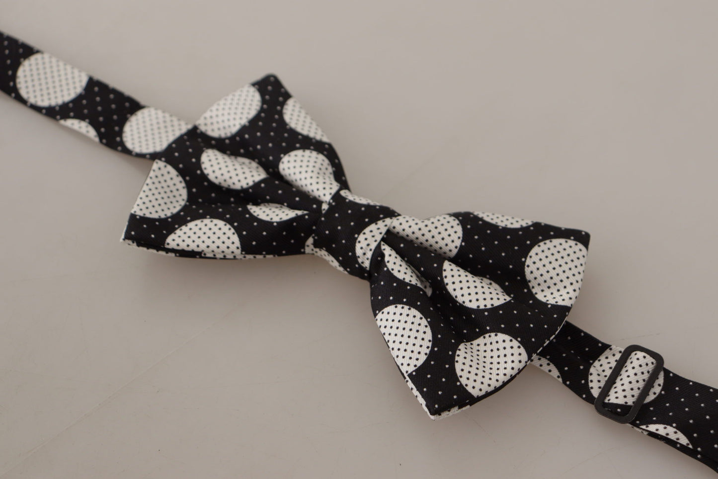 Dolce & Gabbana Elegant Polka Dot Silk Bow Tie