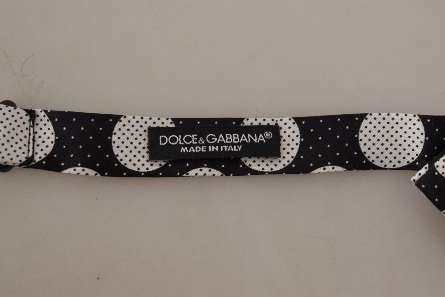 Dolce & Gabbana Elegant Polka Dot Silk Bow Tie