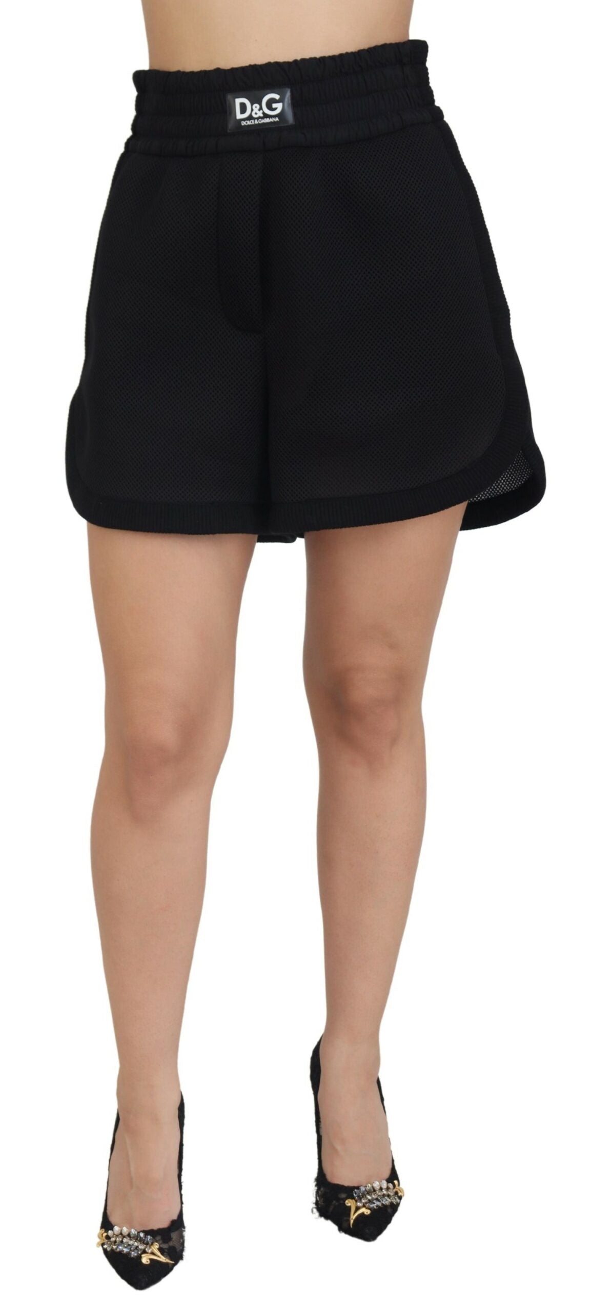 Dolce & Gabbana Elegant High Waist Designer Shorts