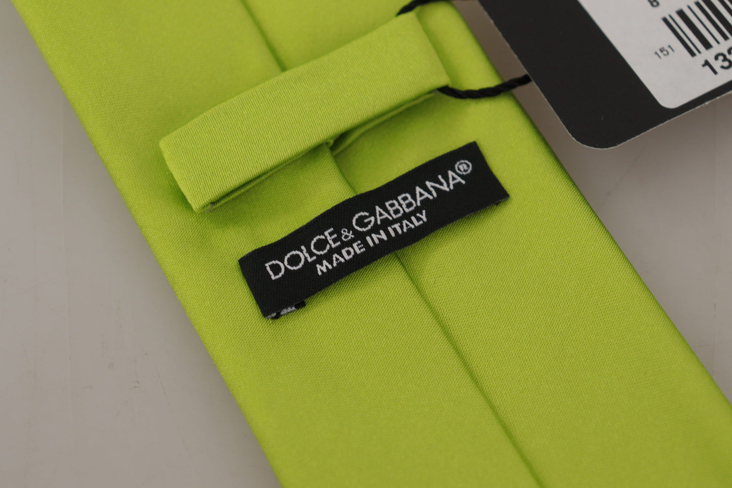 Dolce & Gabbana Elegant Green Silk Bow Tie