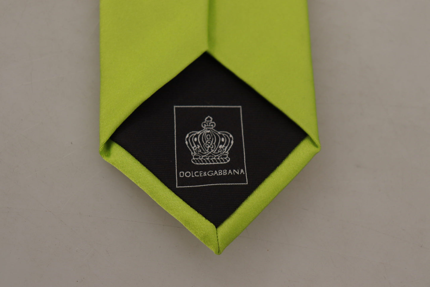 Dolce & Gabbana Elegant Green Silk Bow Tie