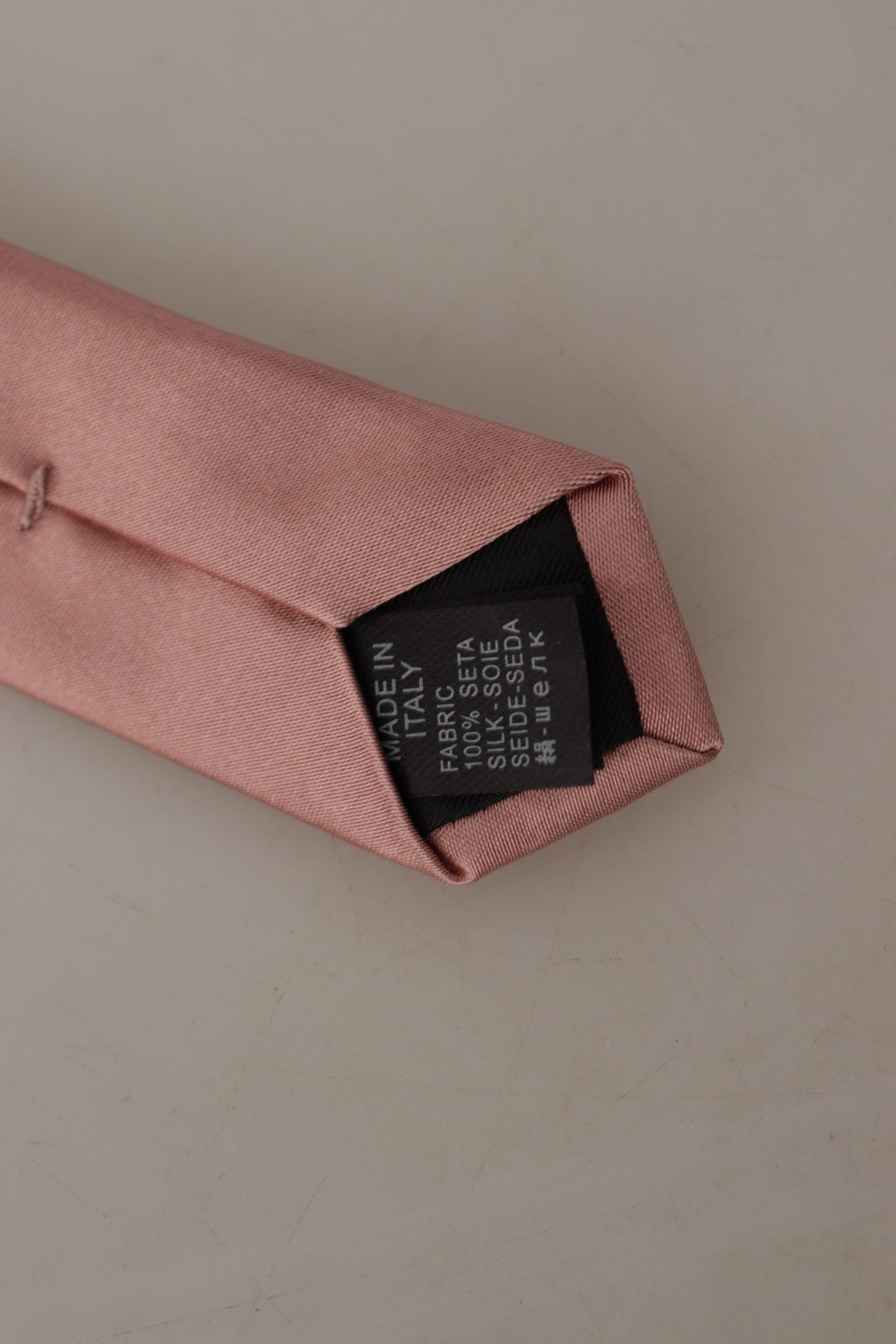 Dolce & Gabbana Elegant Pink Silk Bow Tie