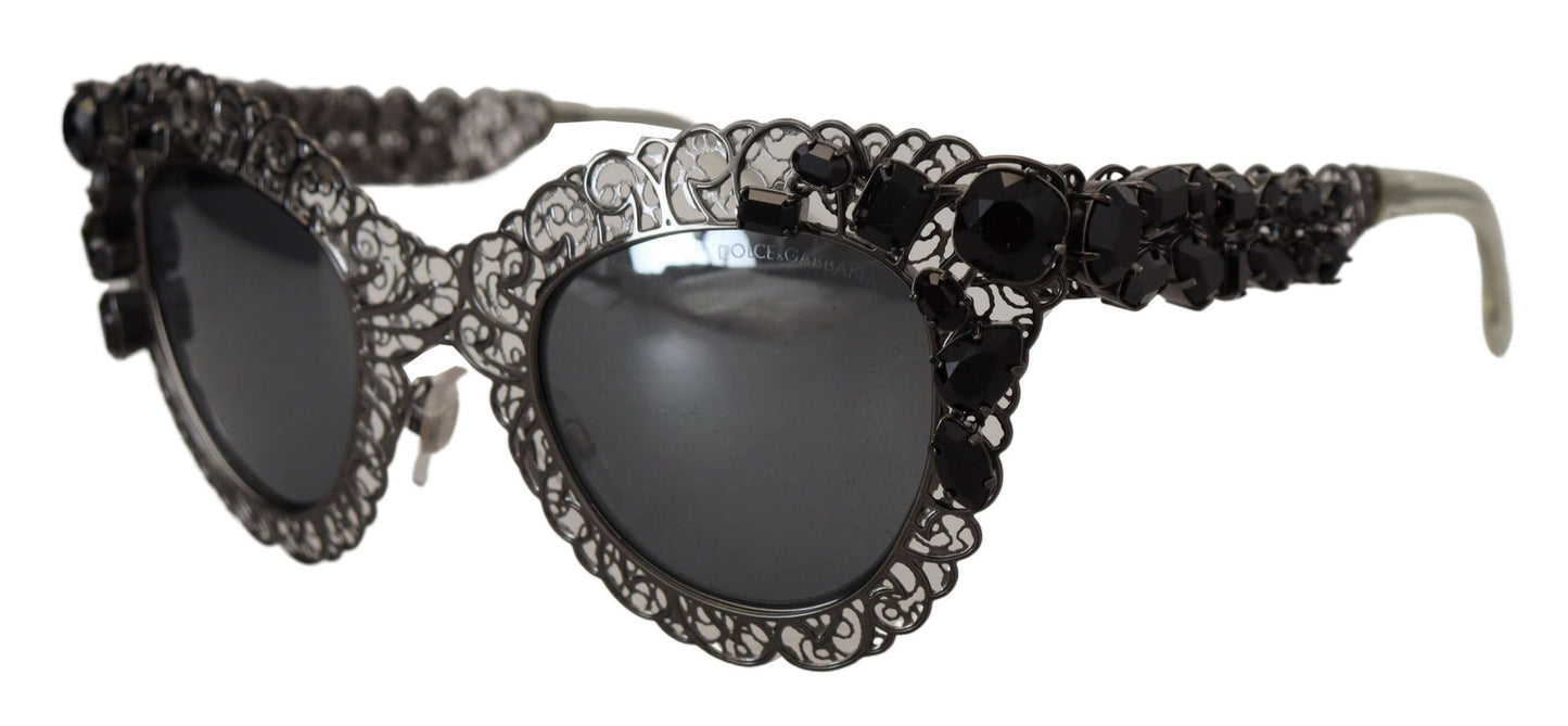 Dolce & Gabbana Exquisite Crystal Cat-Eye Sunglasses