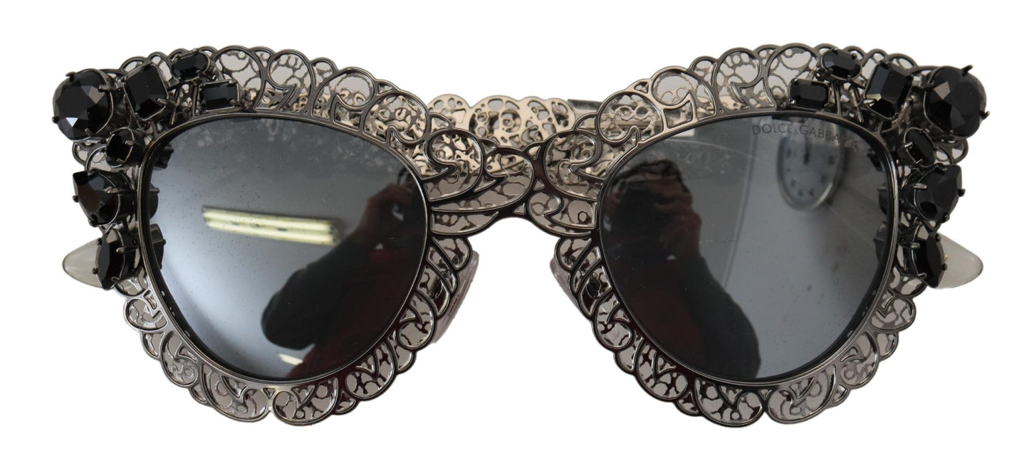 Dolce & Gabbana Exquisite Crystal Cat-Eye Sunglasses