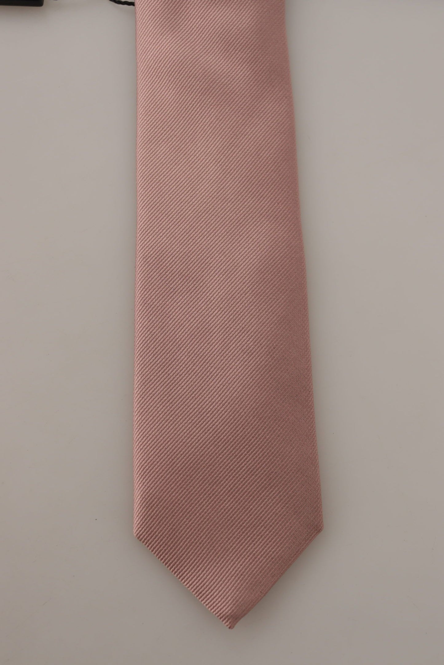 Dolce & Gabbana Elegant Pink Silk Tie for Sophisticated Gentlemen