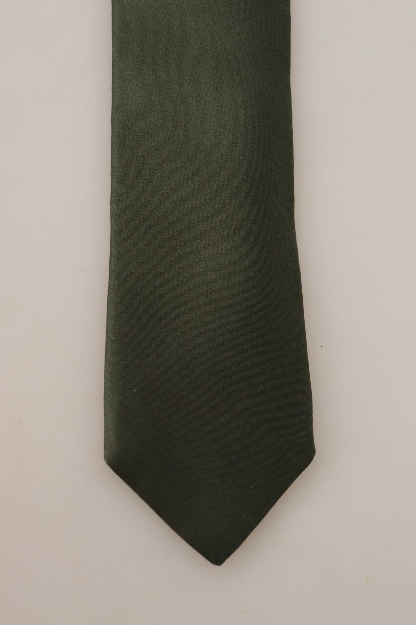 Dolce & Gabbana Elegant Green Silk Bow Tie