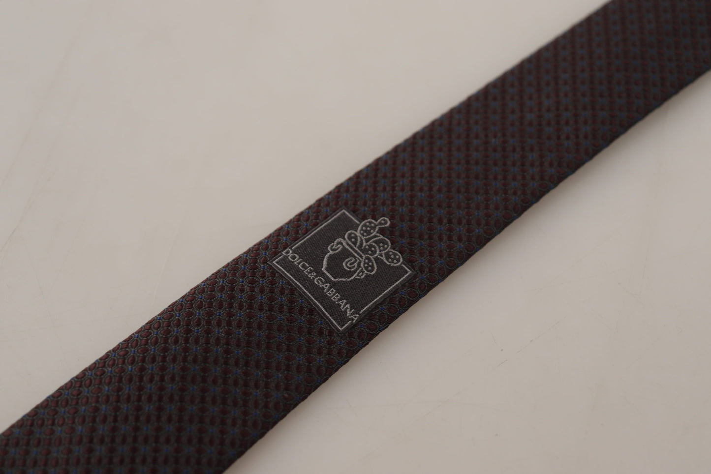 Dolce & Gabbana Elegant Bordeaux Silk Tie