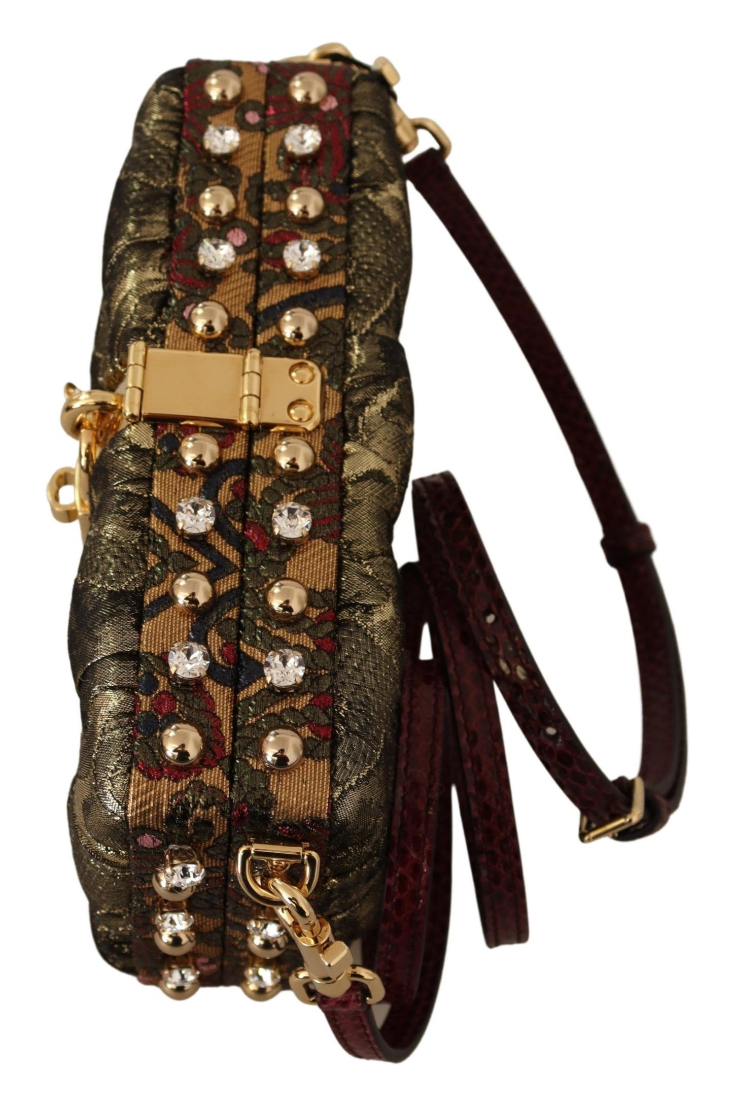 Dolce & Gabbana Enchanting Jacquard Box Shoulder Bag