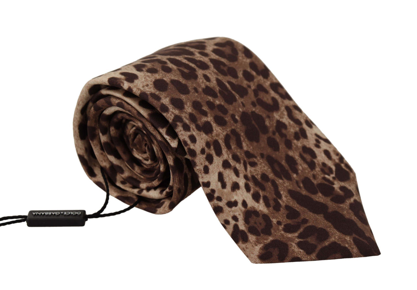 Dolce & Gabbana Elegant Leopard Silk Bow Tie