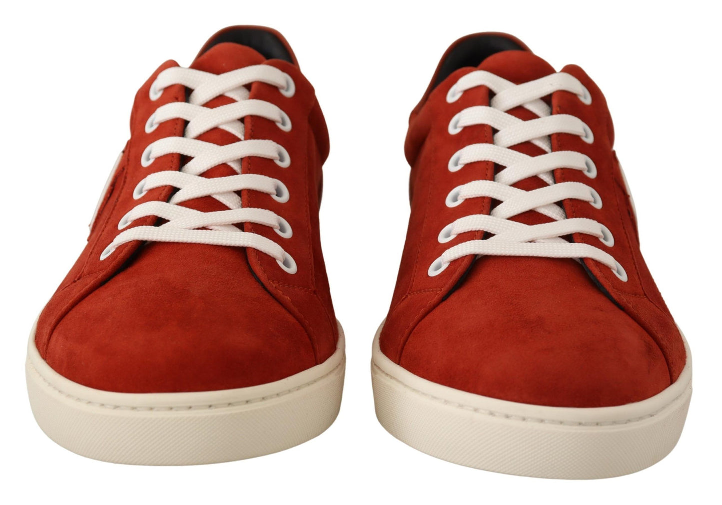 Dolce & Gabbana Regal Red Leather and Suede Sneakers