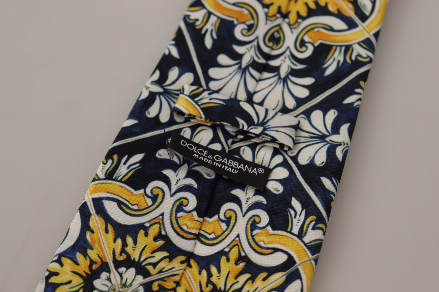 Dolce & Gabbana Elegant Majolica Silk Tie