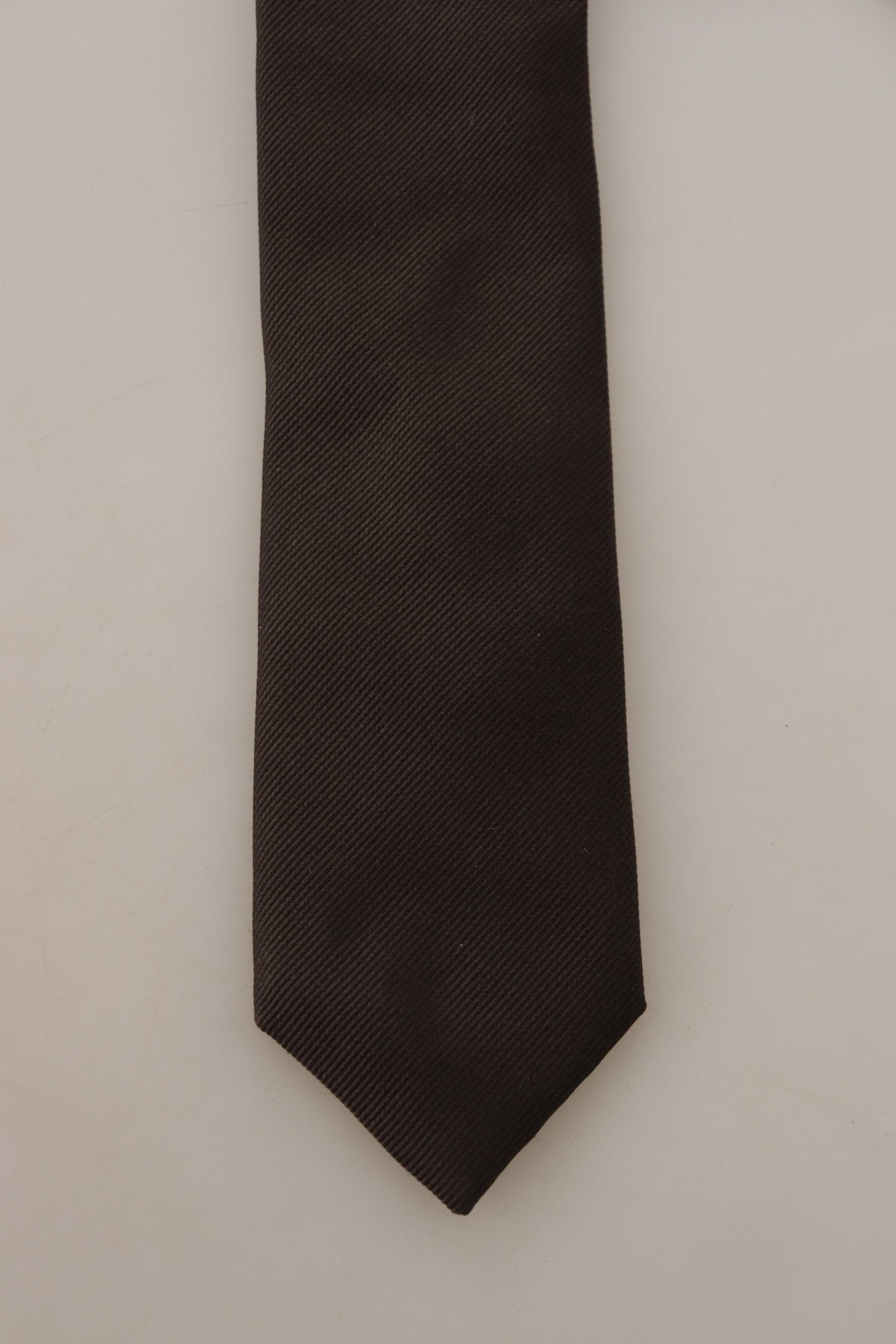 Dolce & Gabbana Elegant Black Silk Tie