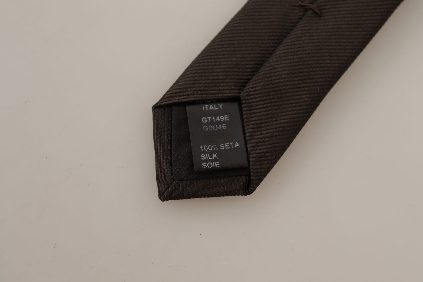 Dolce & Gabbana Elegant Black Silk Tie