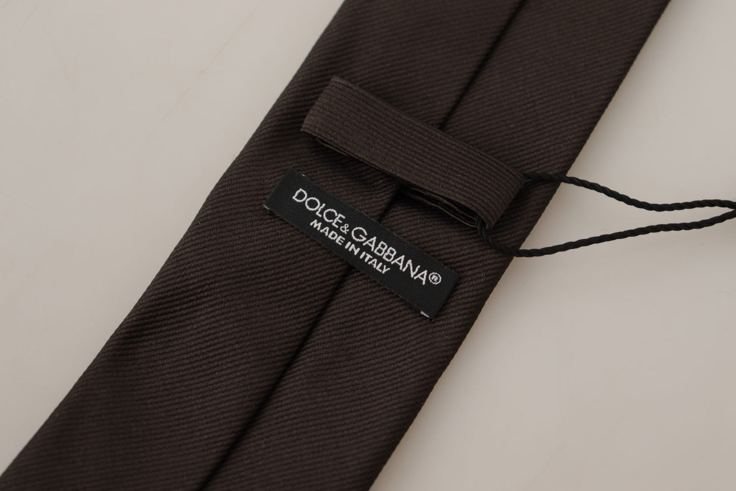 Dolce & Gabbana Elegant Black Silk Tie