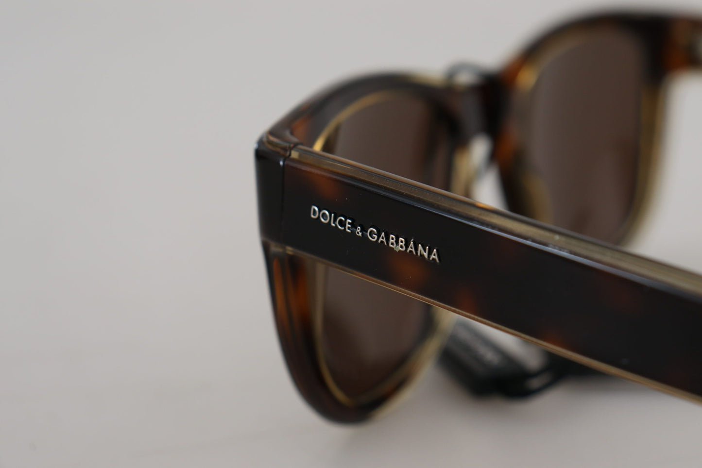 Dolce & Gabbana Chic Unisex Brown Acetate Sunglasses