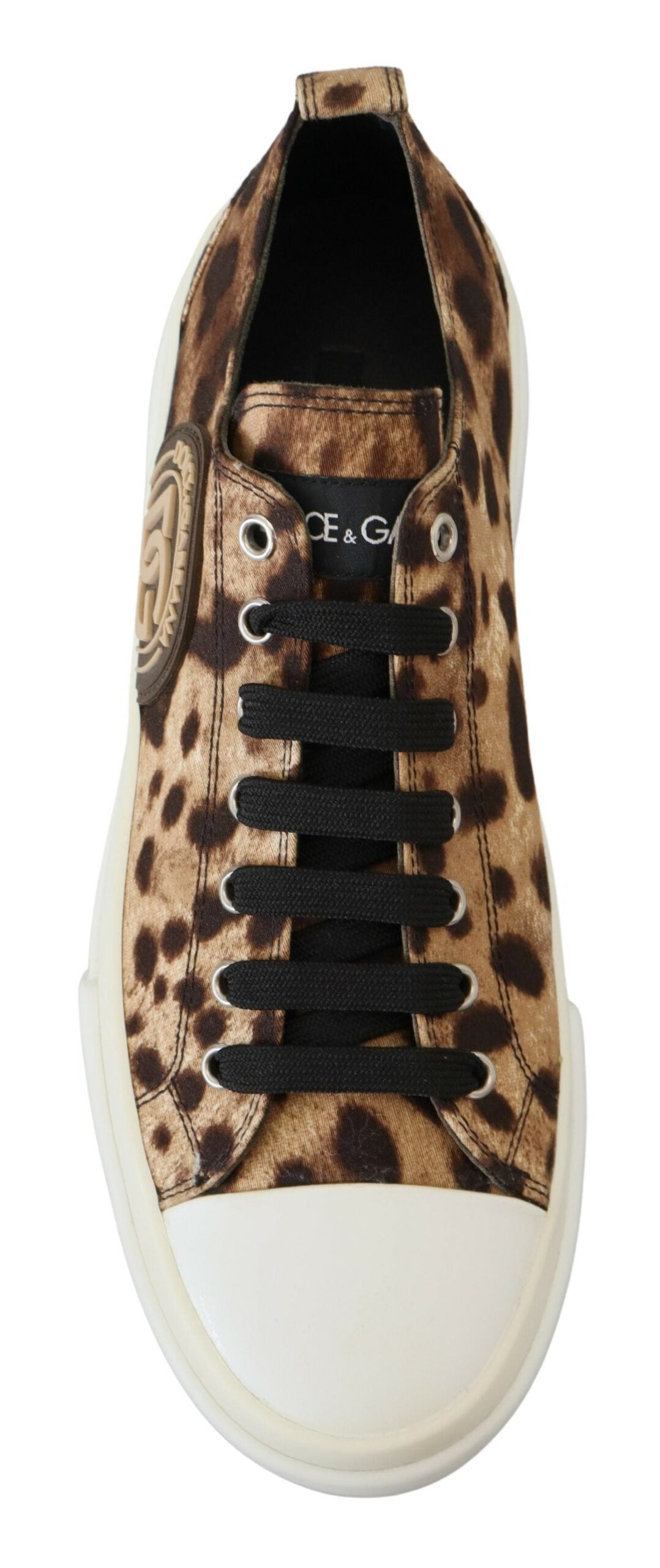 Dolce & Gabbana Sleek Leopard Pattern Low Top Sneakers