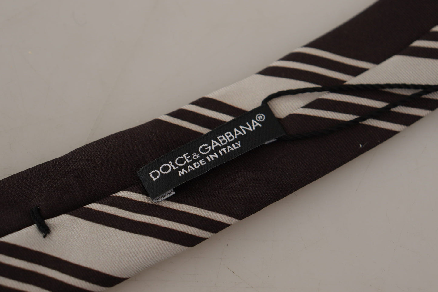 Dolce & Gabbana Elegant Silk Brown Tie for Sophisticated Style