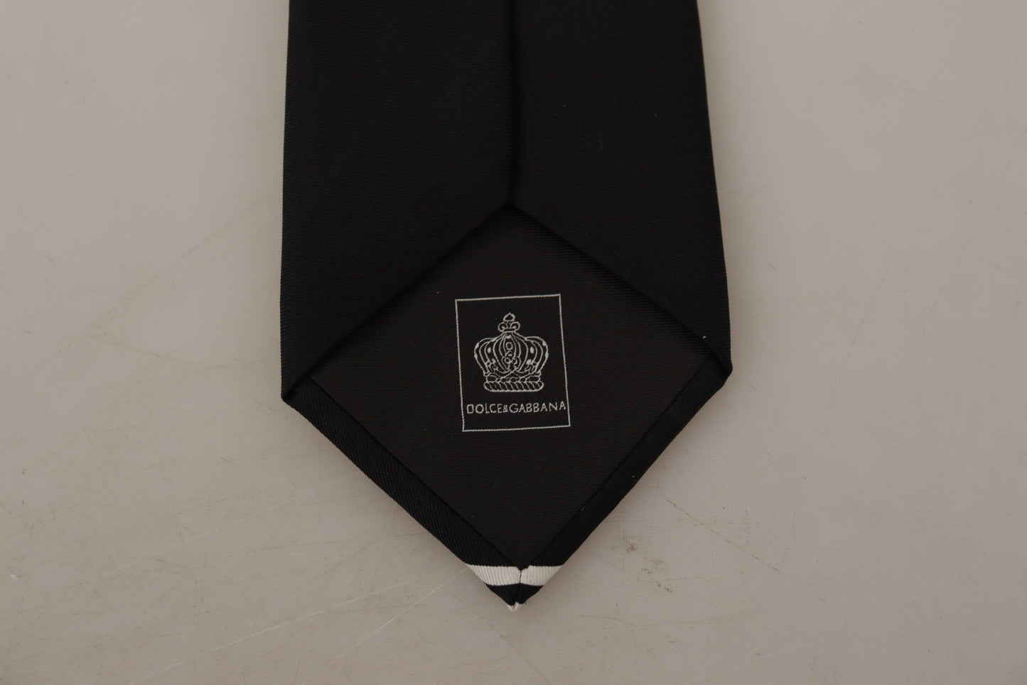 Dolce & Gabbana Elegant Black Silk Bow Tie