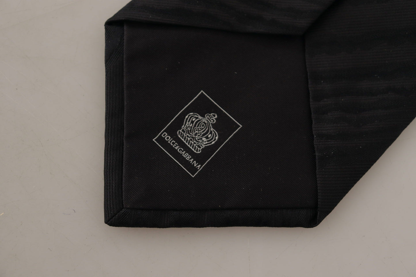 Dolce & Gabbana Elegant Black Silk Tie