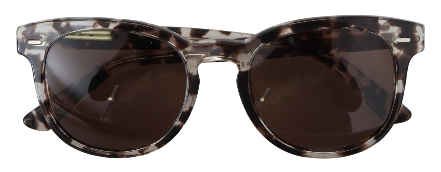 Dolce & Gabbana Elegant Brown Acetate Sunglasses