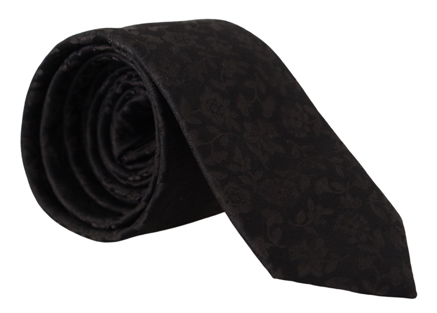 Dolce & Gabbana Elegant Black Silk Tie for Men