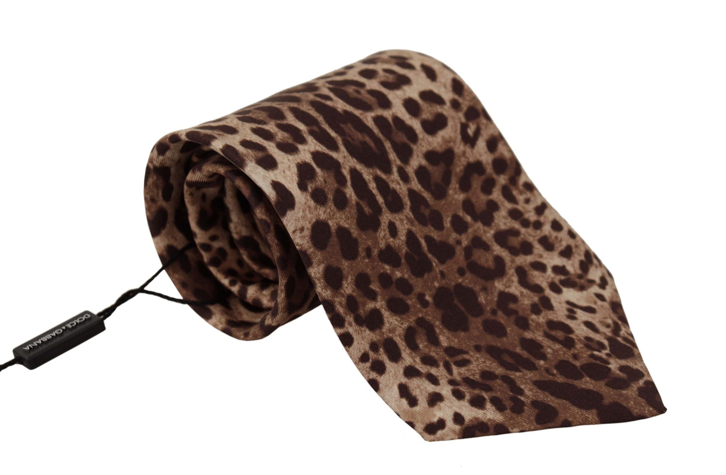 Dolce & Gabbana Elegant Leopard Silk Bow Tie