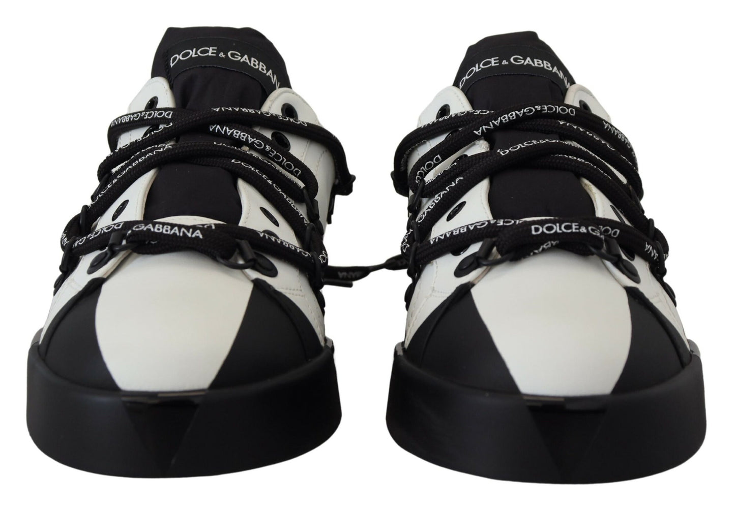 Dolce & Gabbana Chic Monochrome Low Top Sneakers