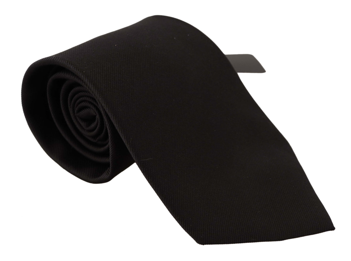 Dolce & Gabbana Elegant Black Silk Tie for Sophisticated Style