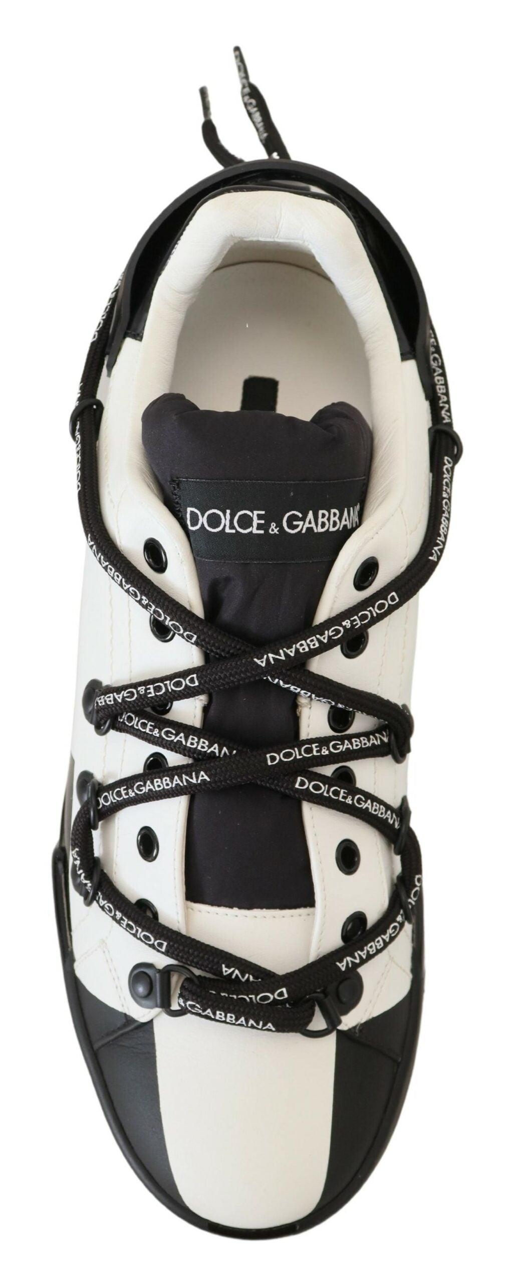 Dolce & Gabbana Chic Monochrome Low Top Sneakers