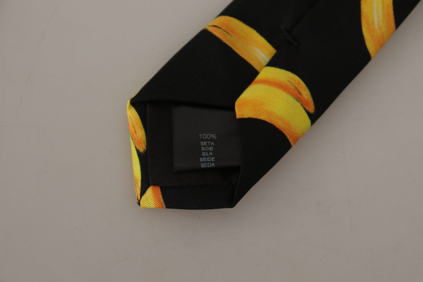 Dolce & Gabbana Elegant Black Silk Tie for Sophisticated Style